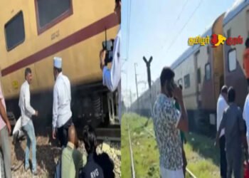 அரக்கோணத்தில் பரபரப்பு: சென்னை நோக்கி வந்த விரைவு ரயிலில் புகை எழுந்ததால் பயணிகள் பீதி!