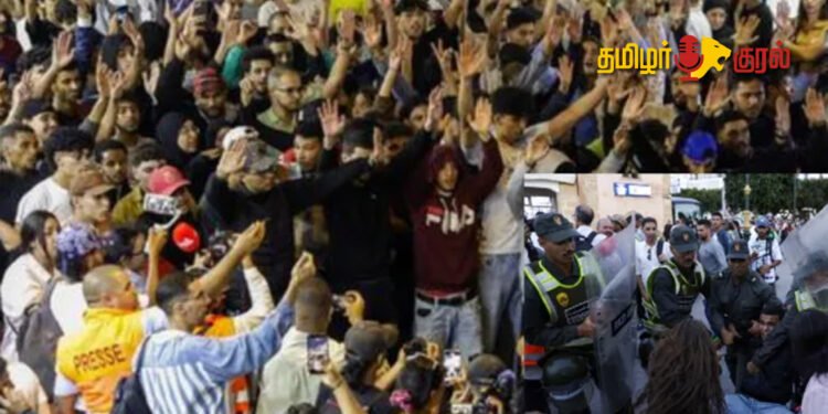 அரசு எதிர்ப்பு Gen Z போராட்டம் – நேபாளம் மற்றும் வங்கதேசம் இளைஞர்கள் மொராக்கோவில்.