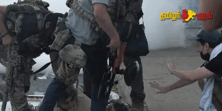 அமெரிக்கா: குடியேற்றக் கொள்கை போராட்டத்தின் போது பெண்ணின் உயிர் பலி