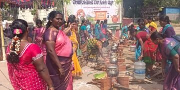 செண்பகவல்லி பொங்கல் விழா…200 க்கும் மேற்பட்ட பெண்கள் பங்கேற்றுஉற்சாக எழுச்சி..!
